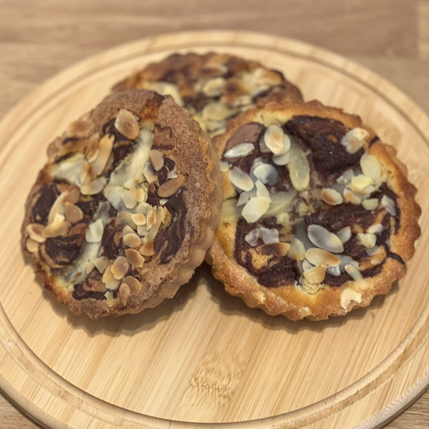 Chocolate and Pear Frangipane Tart