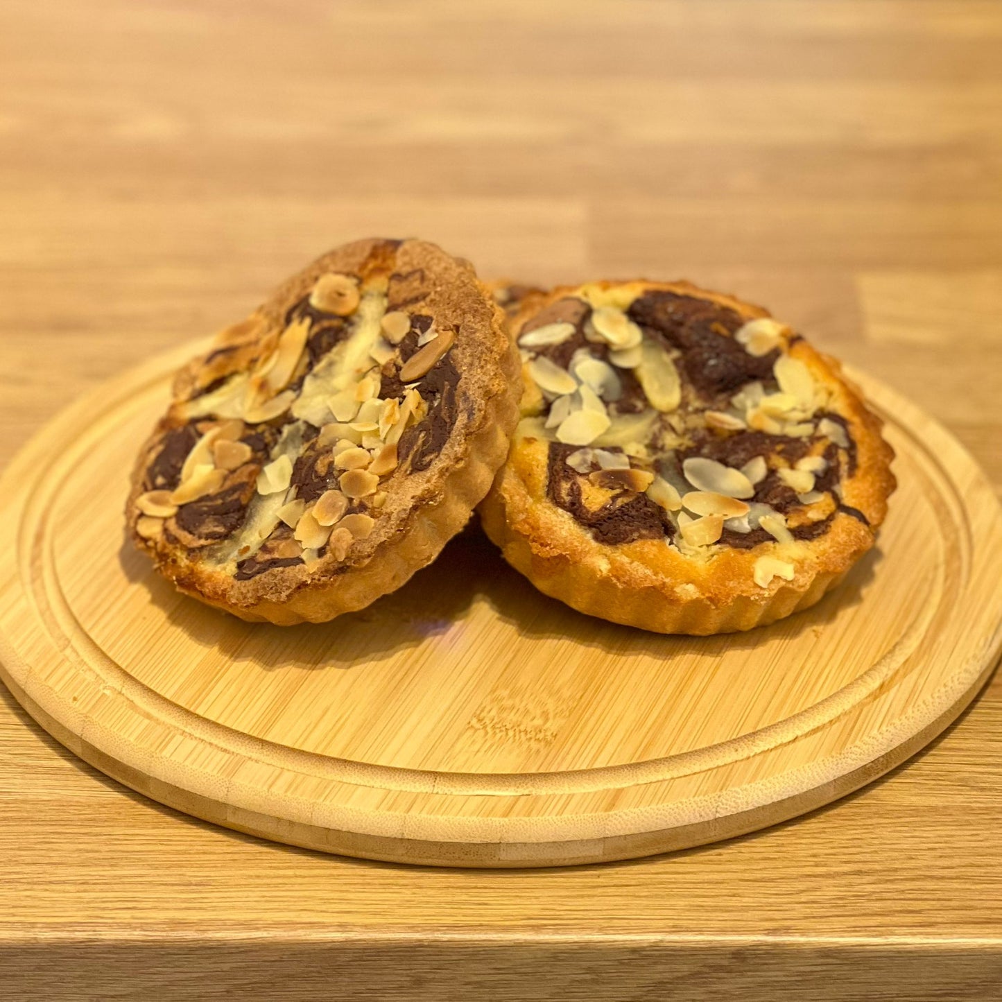 Chocolate and Pear Frangipane Tart