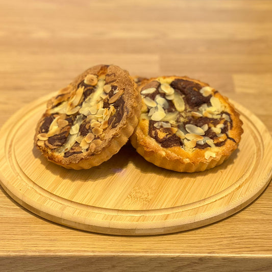 Chocolate and Pear Frangipane Tart