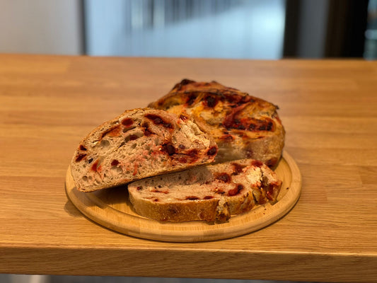 The Beetroot and Goats Cheese Sourdough
