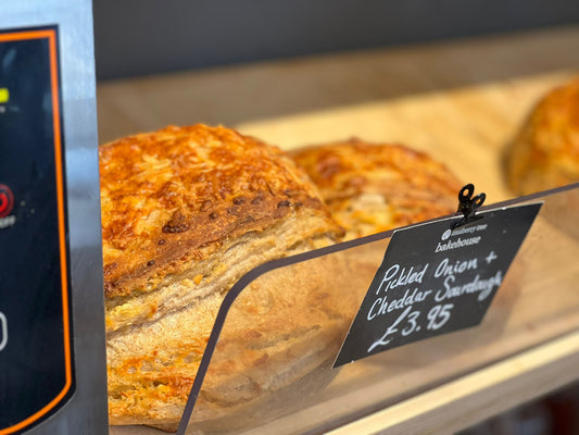 Pickled Onion and Cheddar Sourdough