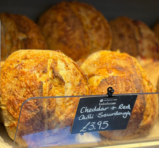 Cheddar and Red Chilli Sourdough