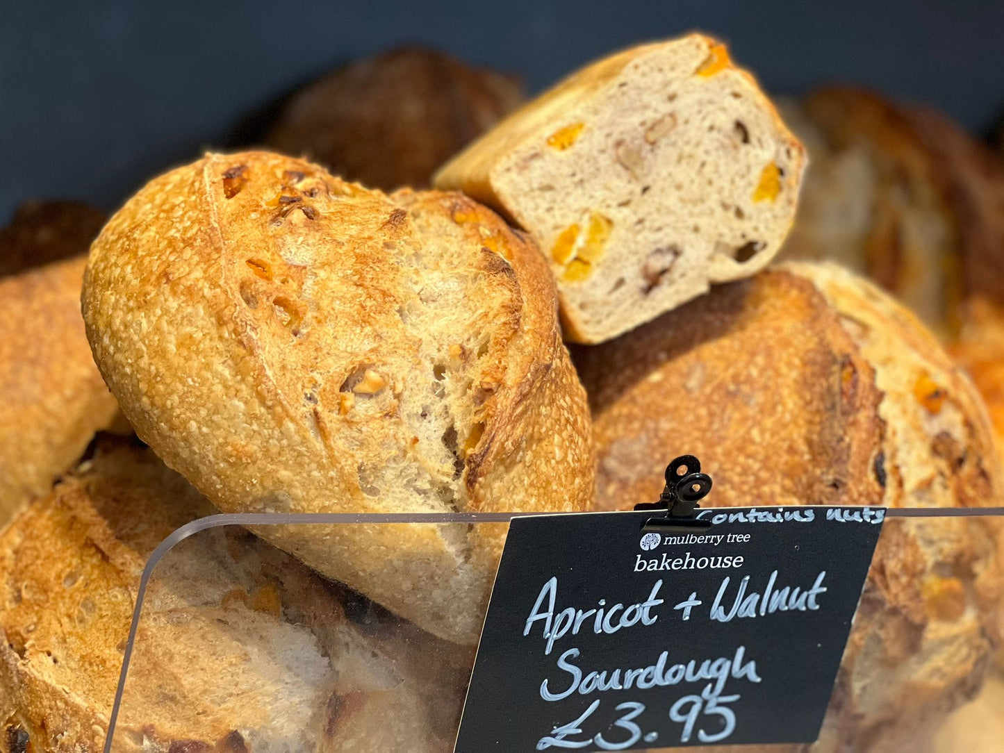 Apricot and Walnut Sourdough