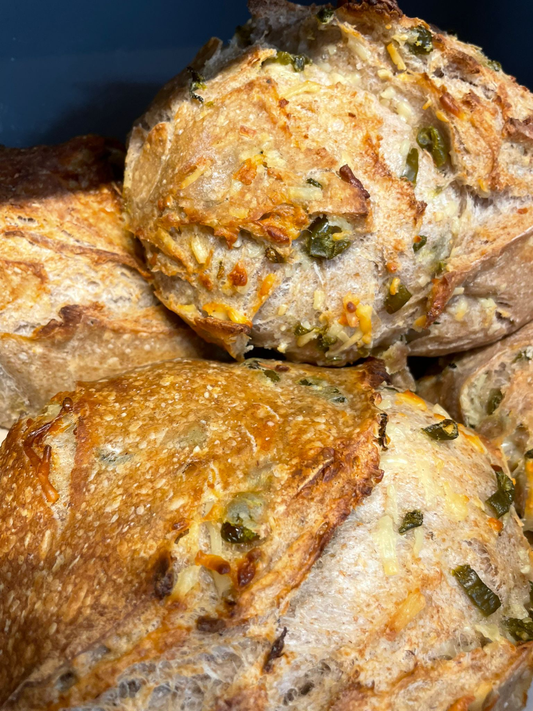 Jalapeno and Cheddar sourdough